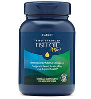 Омега 3 GNC Triple Strength Fish Oil Mini 120 Caps IN, код: 7719625