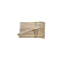 Деревянные вилки Lisko 100 шт 16 см PZ, код: 8372014