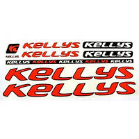 Наклейка Kellys на велосипедную раму Красный (NAK029) TV, код: 8234188