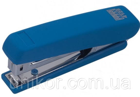 Степлер No 10, 12 аркушів, BM.4128, пластиковий корпус "Soft-touch" 104 мм, асорті. BuroMax