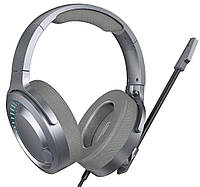 Игровые наушники BASEUS GAMO Immersive Virtual 3D Game headphone NGD05-0A (Серые) PZ, код: 5556555