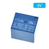 Реле 5 контактов SRD-05VD-SL-C 5 В 10А