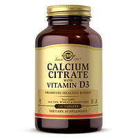 Микроэлемент Кальций Solgar Calcium Citrate with Vitamin D3 120 Tabs SOL-00431 IX, код: 7673738