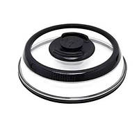 Вакуумная многоразовая крышка Vacuum Food Sealer 19 см A-Plus 0165 прозрачно-чёрная TE, код: 8357571