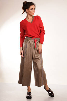 БРЮКИ CROPPED WIDE LEG