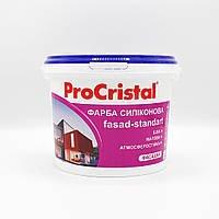 Краска силиконовая фасадная Ирком ProCristal Fasad-Standart IP-133 SI 3 л Белый LW, код: 7766373
