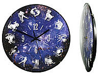 Часы настенные Montre Зодиак 30х30х5 см Стекло Тихий ход (17009) GG, код: 1320464