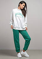 Костюм женский 341220 р.XL Fashion Зеленый белый UP, код: 8237379
