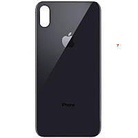 Задня панель корпусу для iPhone XS, Space Grey (Big Hole) (Клас А)