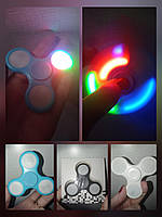 Спиннер Fidget spinner с LED подсветкой 3 режима (3 цвета)