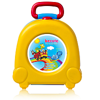 Детский дорожный горшок BECUTE Travel Potty Желтый (SUN4999) UP, код: 6862364