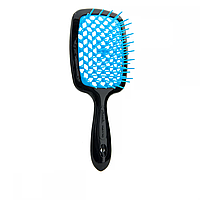 Расческа для волос Janeke Superbrush черная с голубым BM, код: 8290398