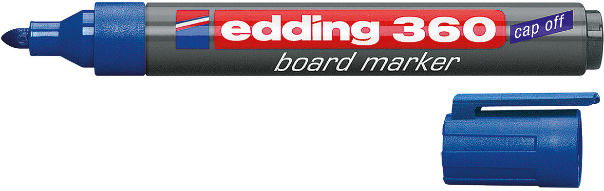 Маркер для дошок edding e-360 Board синій заправний