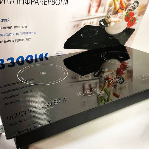 Двухконфорочная плитка электронная Suntera ICD-2202 2200 Вт, Переносная ...