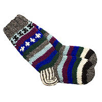 Шкарпетки теплі Тапа Kathmandu вовну яка M Різнобарвні візерунки (27265) SC, код: 7934021
