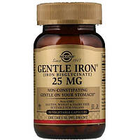Микроэлемент Железо Solgar Gentle Iron 25 mg 90 Veg Caps SOL-01249 PI, код: 7519120