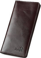 Добротный кожаный кошелек из натуральной кожи 16153, Коричневый UP, код: 191667