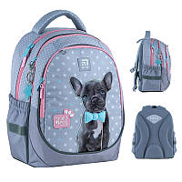 Рюкзак шкільний Kite Studio Pets SP24-700M 38x28x16 см сірий