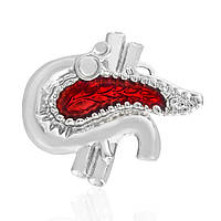 Значок BROCHE Поджелудочная железа серебристый BRGV113129 UL, код: 7751003