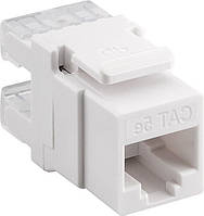 Конектор мережевий Lucom FreeEnd-RJ45 UTP5e (Keystone) конектор AWG24-26 позолочений білий (2 TT, код: 7454170