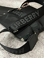 Сумка Burberry через плечо черная s068 Отличное качество