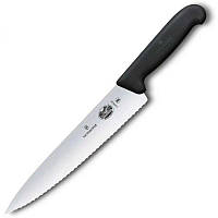Кухонный разделочный нож Victorinox Fibrox 19 см Черный (5.2033.19) SP, код: 1671148