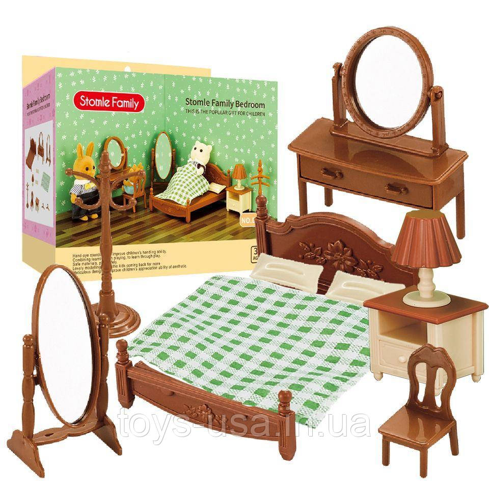 Набір меблів для ляльок або флакових фігурок  (аналог Sylvanian families)  арт. D 17