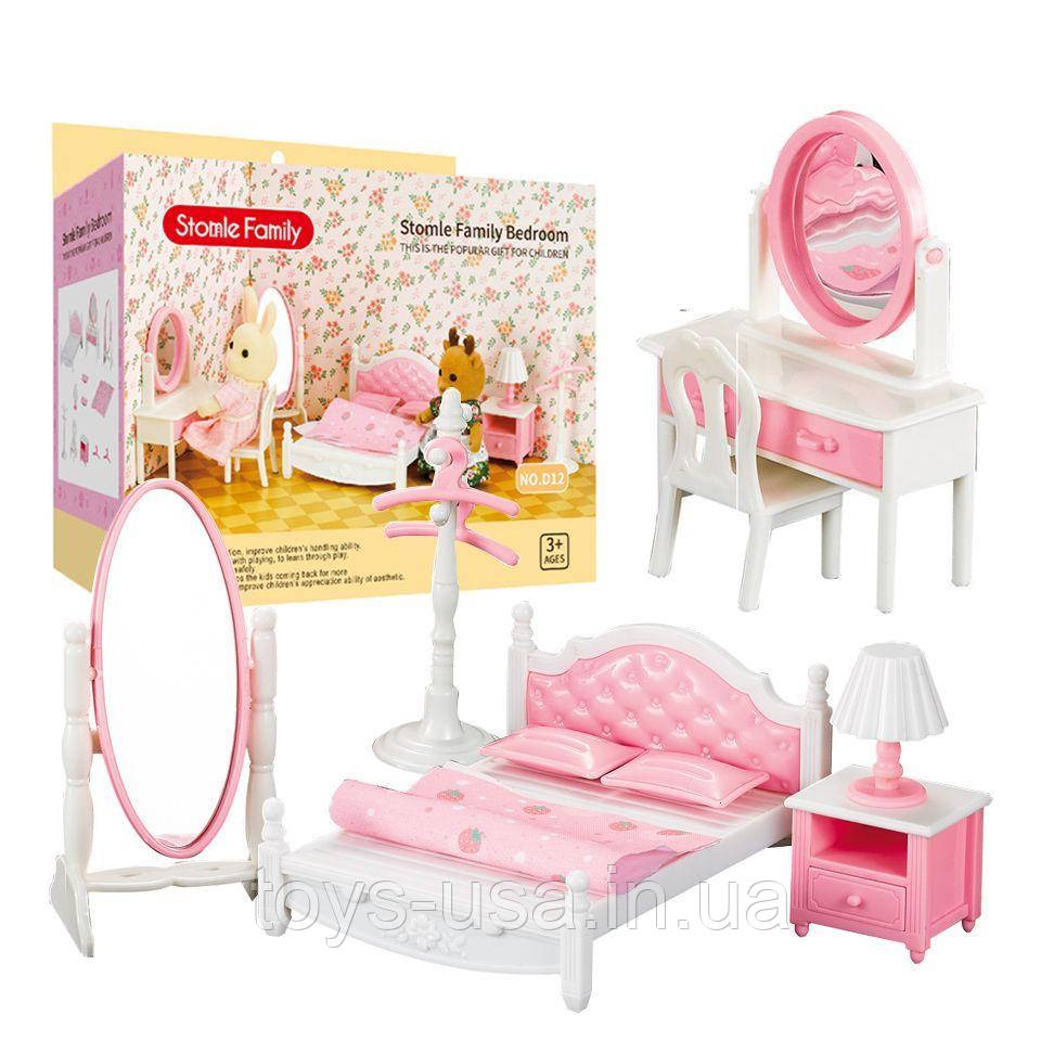 Набір меблів для ляльок або флакових фігурок  (аналог Sylvanian families)  арт. D 12