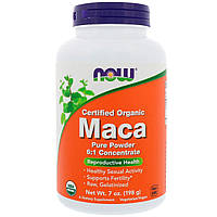 Мака Now Foods вегетарианский сертифицированный порошок 198 г UT, код: 7701342