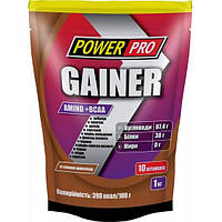 Гейнер Power Pro Gainer 1000 g 25 servings Шоколад IN, код: 7520037