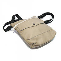 Кожаная сумка на плечо Gofin Светло-бежевая (SMK-20023) BK, код: 1388539