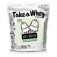 Take-a-whey whey protein 907 г протеин (ванильное мороженое) Отличное качество