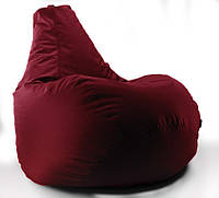 Кресло мешок груша Beans Bag Оксфорд Стронг 85*105 см Бордо (hub_uZSz46228) GM, код: 1678743