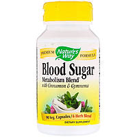 Травы для снижения сахара Nature's Way Blood Sugar 90 капсул (NWY79200) SP, код: 1826802