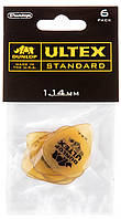 Медіатори Dunlop 421P1.14 Ultex Standard Player's Pack 1.14 mm (6 шт.) SC, код: 6838988