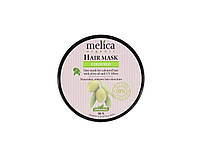 Маска для окрашенных волос с оливковым маслом и уф-фильтрами Melica Organic 350 мл PZ, код: 8253653