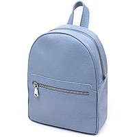 Кожаный женский рюкзак из натуральной кожи Shvigel 16303 Голубой XN, код: 7676020