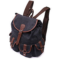 Текстильный рюкзак Vintage 22151 Черный XN, код: 8323946