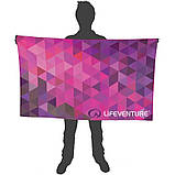 Рушник Lifeventure Soft Fibre Triangle 150 x 90 см Pink Giant 63072 SC, код: 2692723, фото 3