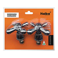 Ручки с кранбуксами (пара) HAIBA DOMINOX (керамика) (HB0576) NL, код: 5536634