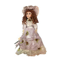 Кукла фарфоровая в старинном платье сувенирная коллекционная Шарлотта Vintage Doll SK15940 IN, код: 6869328