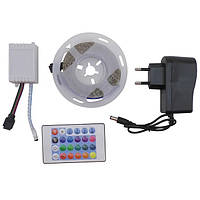 Светодиодная лента комплект Led SMD 3528 RGB 54 LED m 5 м Разноцветная SP, код: 8093830