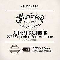 Струна Martin 41M25HTTB Authentic Acoustic 80 20 Bronze String .025 QT, код: 6556573