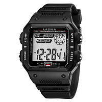 Годинник наручний спортивний вологостійкий Lasika Sports W-F117 Чорний (IBW877B) NX, код: 8148814