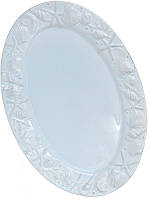 Блюдо Bona сервировочное Ceramic Морской Бриз овал 39.7х27.1х2.5см голубое DP40952 IN, код: 7426493