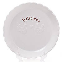 Блюдо Bona сервірувальне Ceramic Тоскана Family DELICIOUS діаметр 23 см з об'ємним малюнком DP IN, код: 7426499