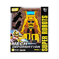 Детская игрушка Трансформер Bambi SD-176 робот-транспорт Желтый PK, код: 8262806