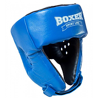 Шолом боксерський шкірвініл Boxer Sport Line L Синій (hub_ucbe6a) QT, код: 2486732