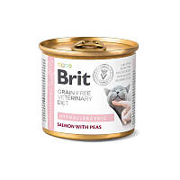 Консерва Brit GF Veterinary Diet Cat Cans Hypoallergenic 200 г (8595602549825) FG, код: 7620747