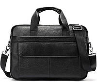 Кожаная мужская деловая сумка-портфель для документов SK N54365, SAK